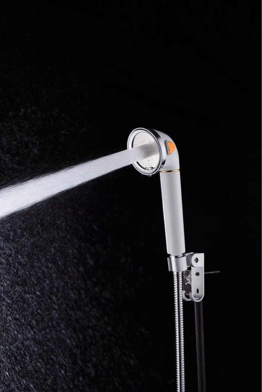 三档 增压花洒 脉冲激浪雨淋 电镀花洒 厂家供应