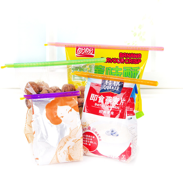 Food Bag Sealing Strip, Candy Color Rod Sealing Clip