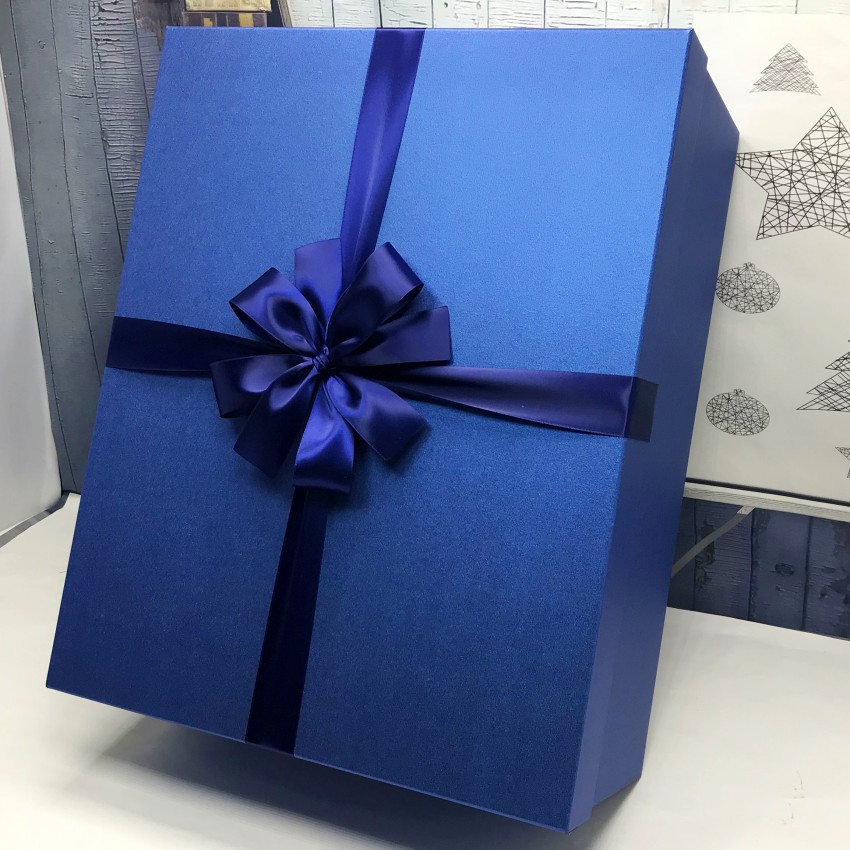 超大礼品盒长方形浅蓝色礼盒连衣裙睡衣婚纱高跟鞋礼物包装盒