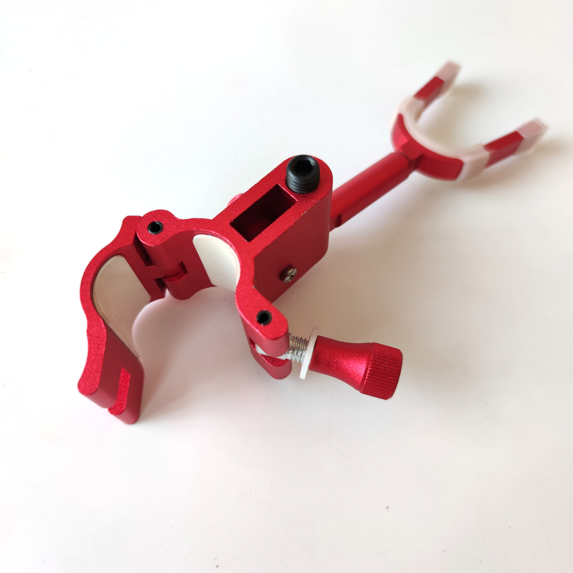 后全金属巨锁竿器锁杆器防拖竿器天线防脱钓鱼挂支架防滑大物