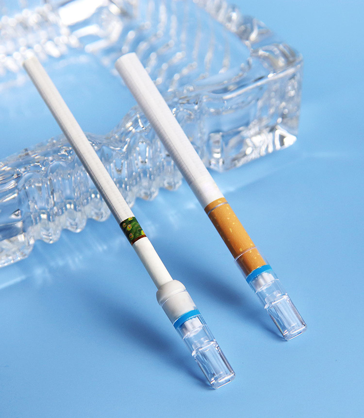 一次性烟嘴过滤器雅爵男士健康过滤烟嘴抛弃型粗细两用烟嘴t100蓝