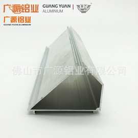 门窗45度90度135度转角铝型材 铝合金扇形立柱支柱门窗材料供应