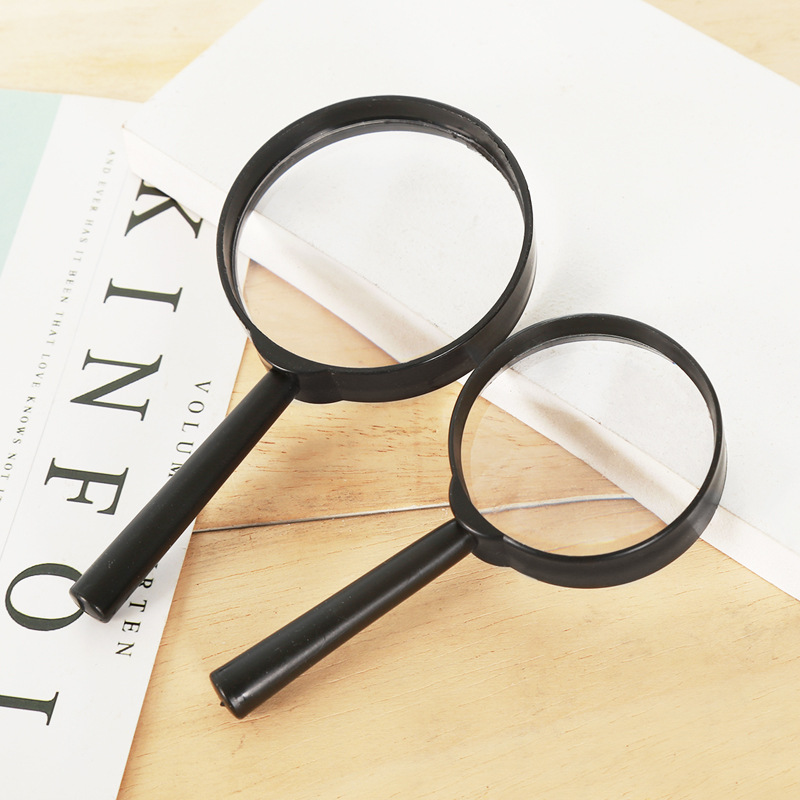小孩子户外科学实验放大镜儿童玩具扩大镜老年人阅读看报纸放大镜