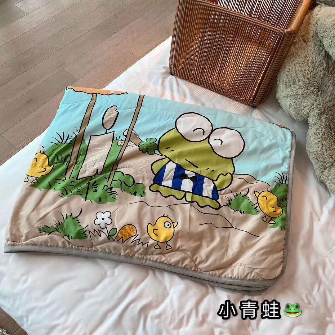 Weishang New Washed Cotton Children's Summer Quilt Baby Quilt Kindergarten Nap Children's Air Conditioning Quilt