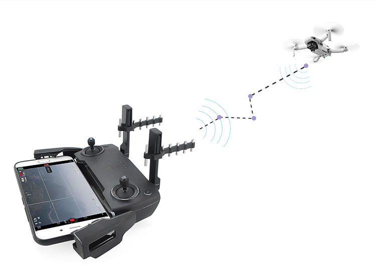 startrc 八木天线dji mini配件air御mavic 2大疆pro信号增强器