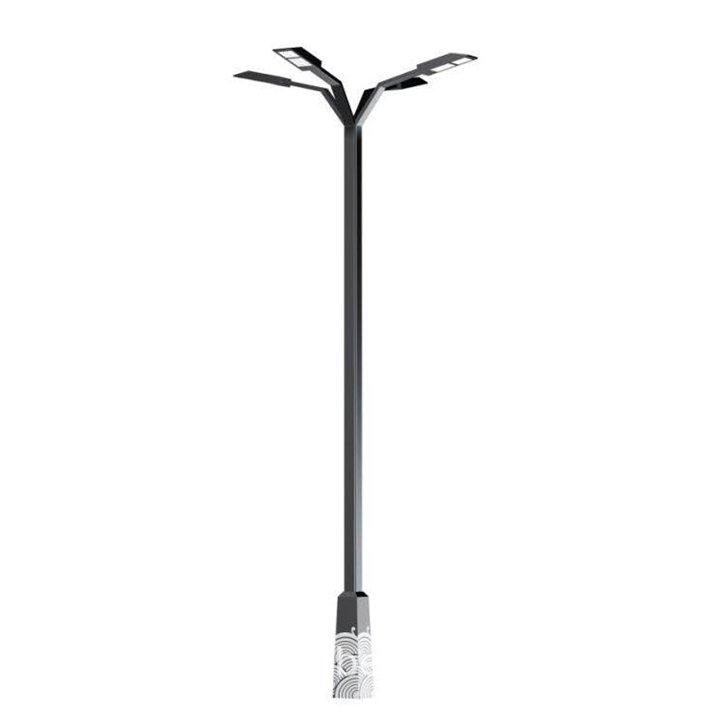批发定制城市道路照明灯led四头市电路灯6米8米led太阳能路灯定制