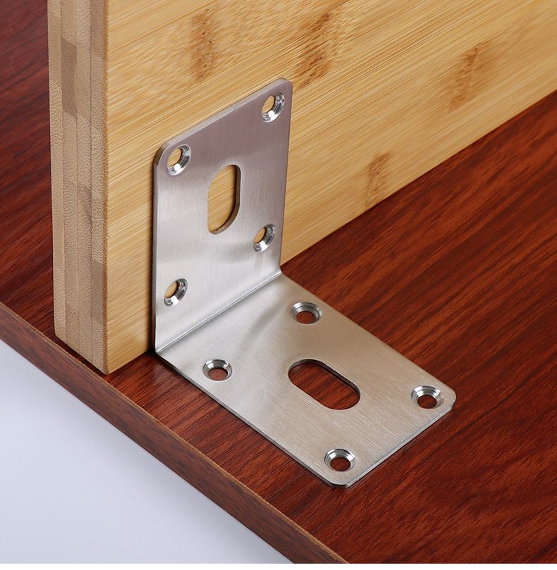 橱柜不锈钢角码角架90度层板托l型直角码家具挂码链接件厂家直销