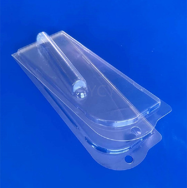 青岛吸塑厂供应 pvc透明吸塑 pet对折吸塑 化妆品吸塑包装