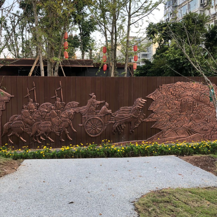铜浮雕墙锻铜铸铜浮雕景墙设计制作工厂铜板雕刻工厂