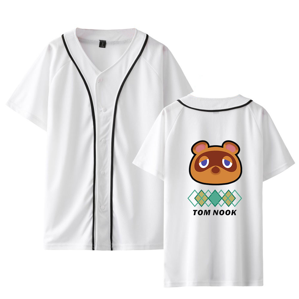 厂家新品游戏 动物之森 新款短袖夏季棒球服薄款潮流男女款运动装