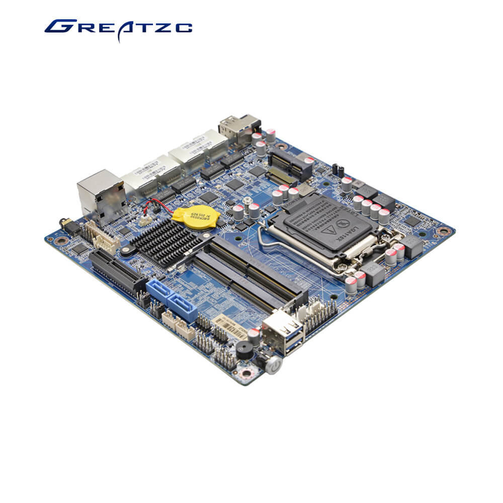 h310芯片高性能软路由4千兆网卡工业工控电脑工业控制主机