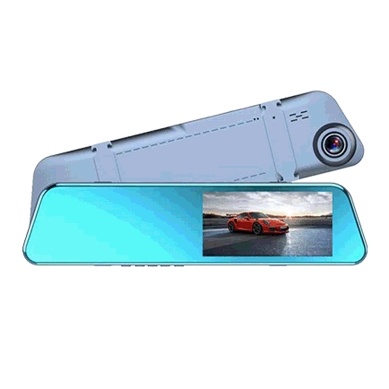 现货行车记录仪1080p高清星光夜视车载前后双录制后视镜倒车影像