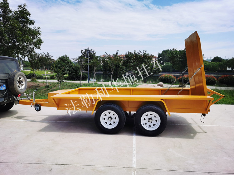 厂家供应工程救援用挂车 suv后置小型挂车 牵引平板车拖车车斗