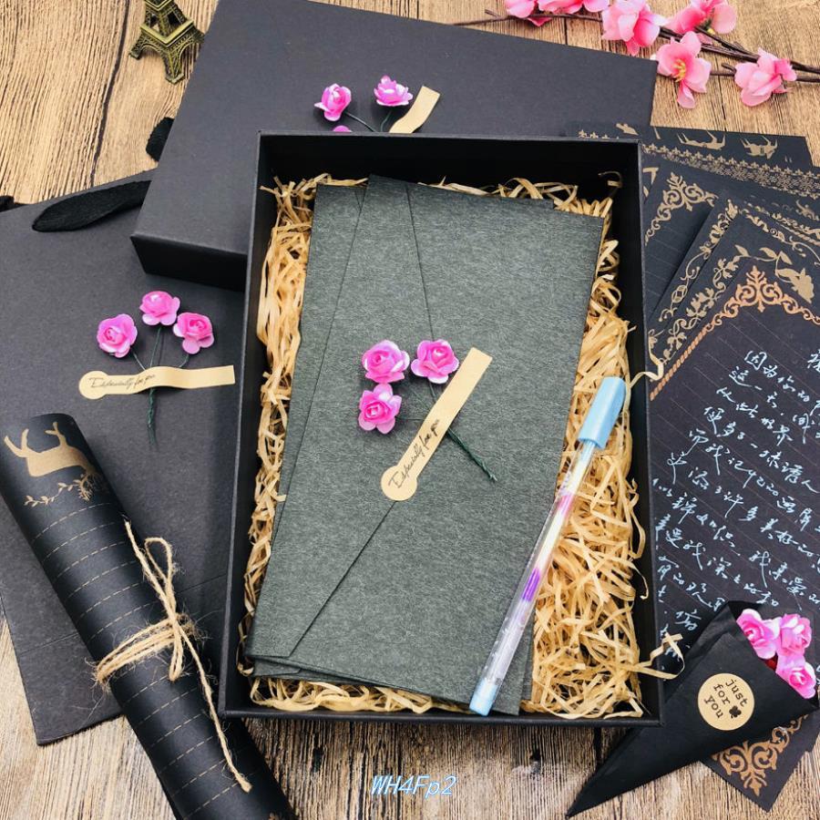 包邮小清新信封信纸情书礼品盒生日礼物盒精美简约创意礼盒包装盒