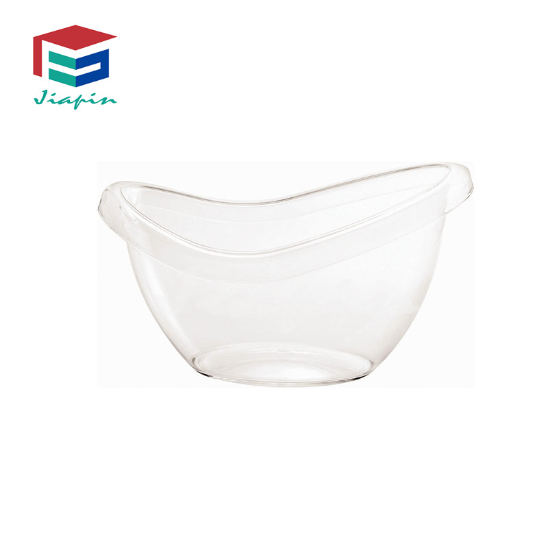 12L Transparent Plastic PC Ingot Ice Bucket Bar Plastic Large Ice Bucket Oval Ice Bucket Baby Bathtub Shooting Props