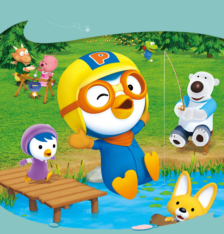 韩国进口pororo啵乐乐儿童训练学习筷幼儿卡通塑料辅助矫正餐具筷