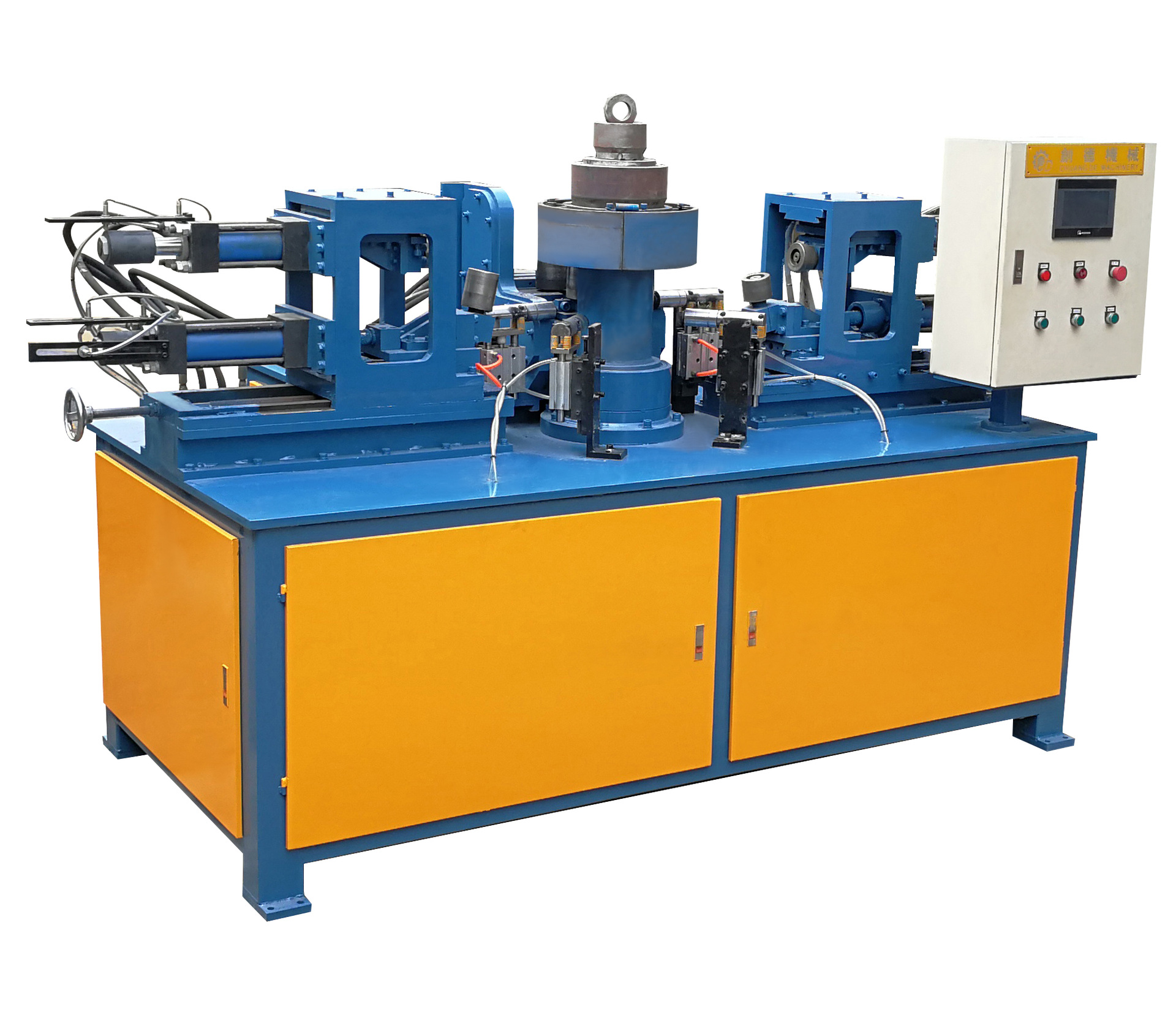 风管翻边机 风机外壳翻边冲孔 翻边设备