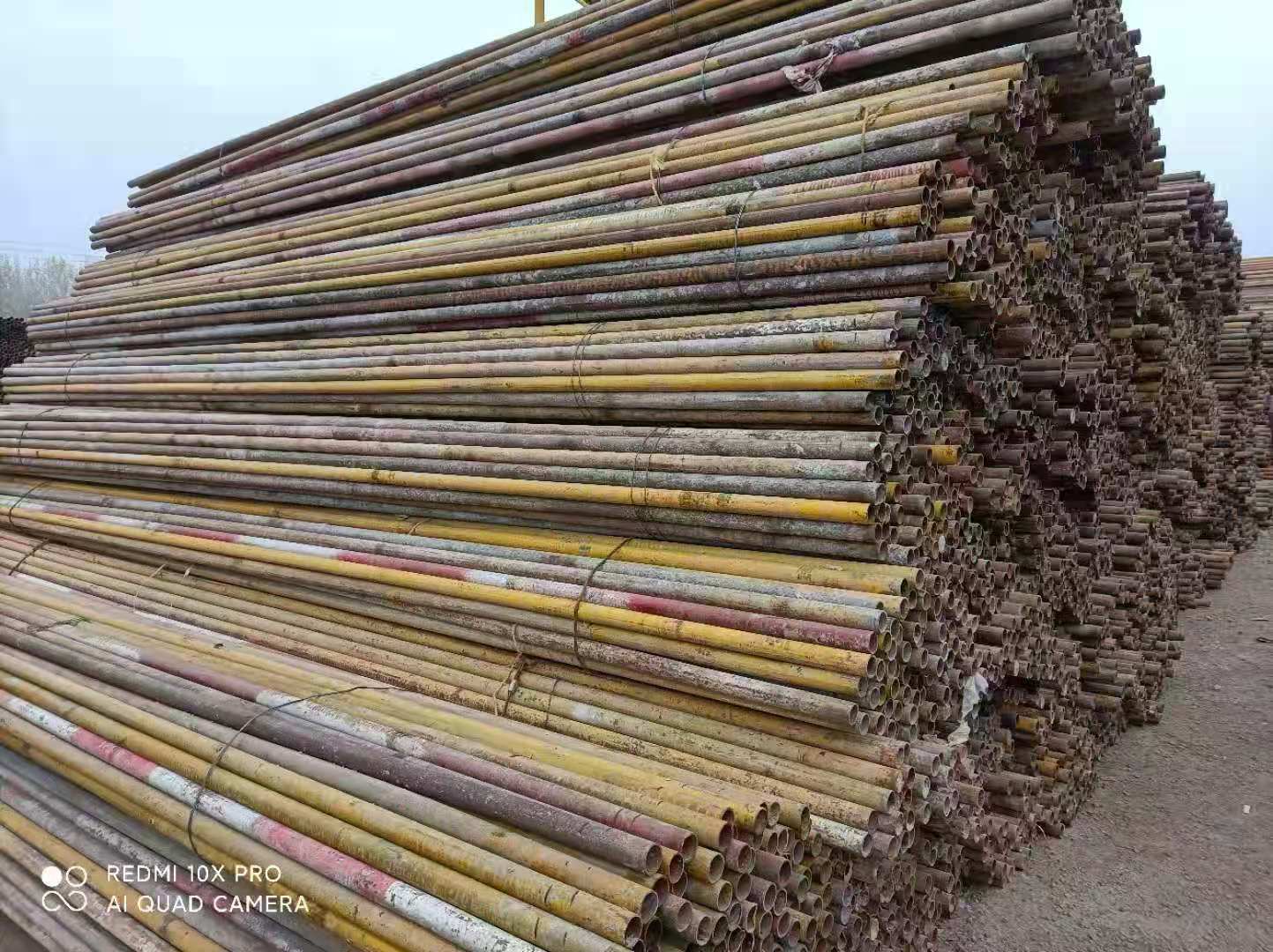 批发二手架子管 脚手架专用管 建筑用钢管48*1.5-3.5 大量现货