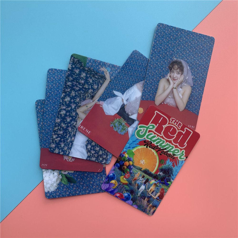 red velvet收藏小卡pvc明信片lomo卡 sappy周边卡片红贝贝reveluv