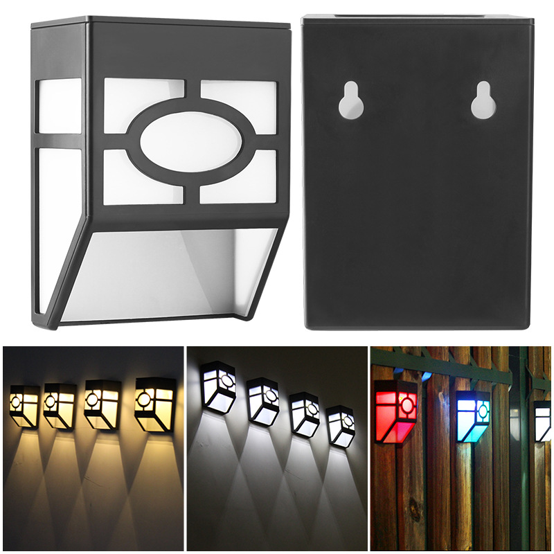 Cross-Border Hot Solar Retro Wall Lamp Solar LED Pane Lamp Lighting Wall Lamp Outdoor Rainproof Wall Lamp