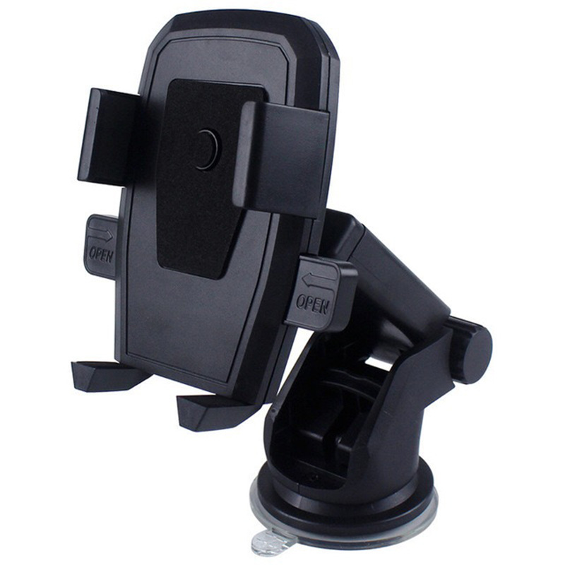 汽车仪表台吸盘支架伸缩长杆导航自动锁变形金刚车载支架手机通用