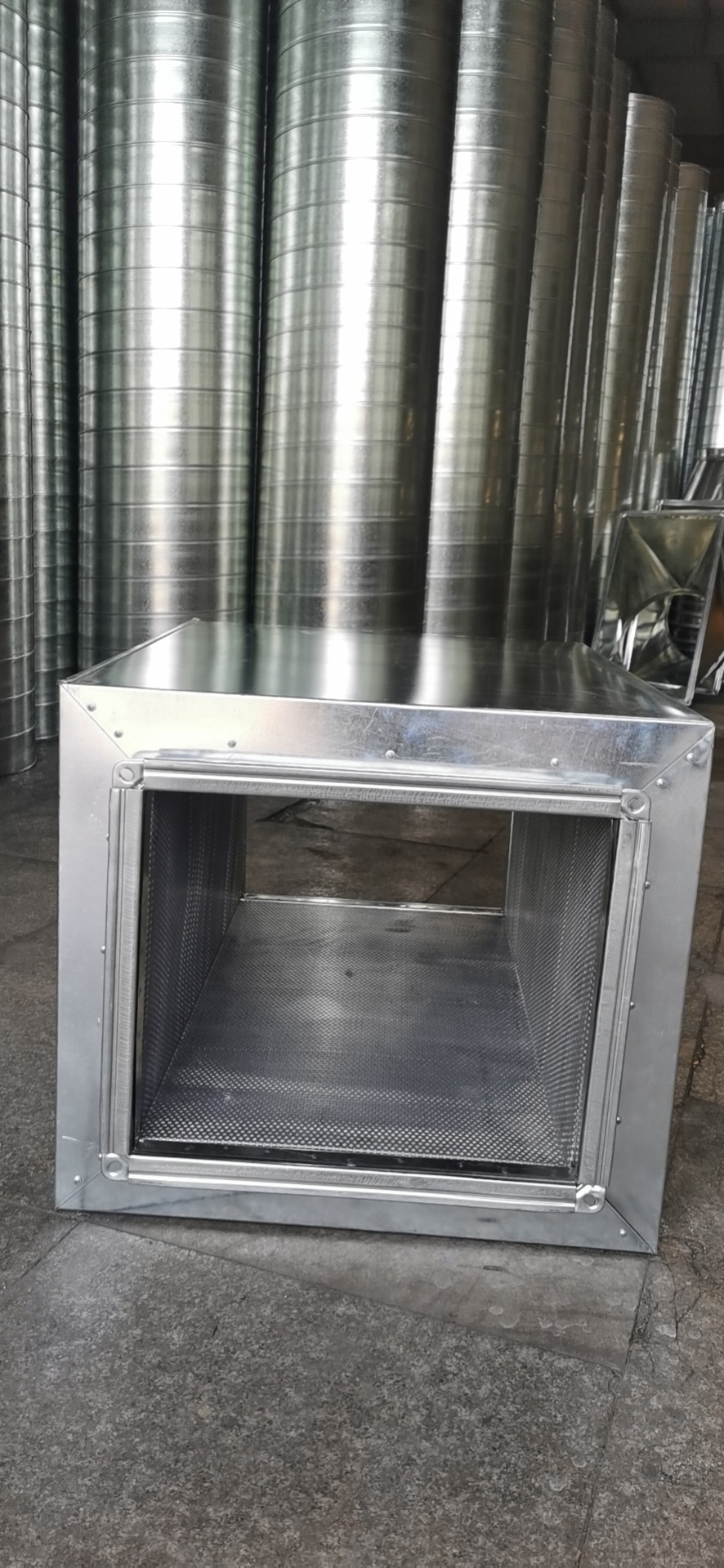 厂家生产供应消音箱不锈钢消音箱空调通风管道镀锌消音器支持定做