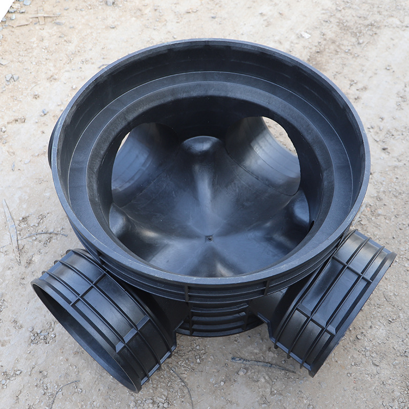 管道塑料检查井 农村流槽污水处理检查井阀门井 pe塑料检查井