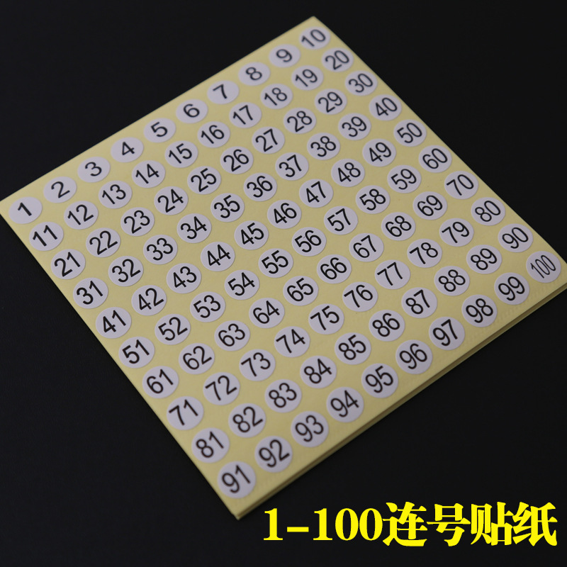 包装 :1-100或101-200,201-300一包有15张,每大张100个数字,一包总共