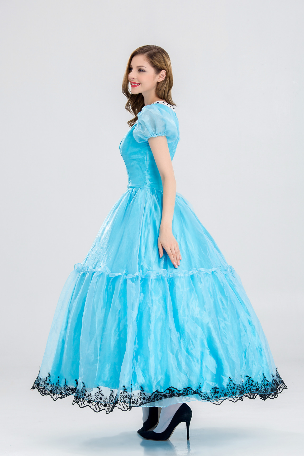 爱丽丝梦幻仙境公主装童话成人公主裙 演出服 万圣节服装舞台服采购