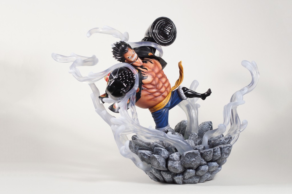 芸祥社 海贼 航海 四档猿王枪路飞殿堂 gk超巨大四挡路飞 手办