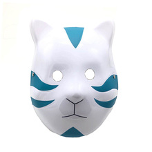 火影忍者面具 动漫木叶暗部狐狸脸猫cosplay道具厂家直销派对面具