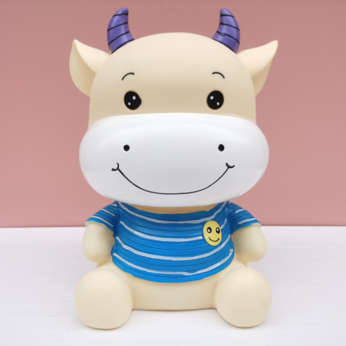 大号生肖牛存钱罐韩国创意可爱卡通储蓄罐不怕摔防摔儿童生日礼物