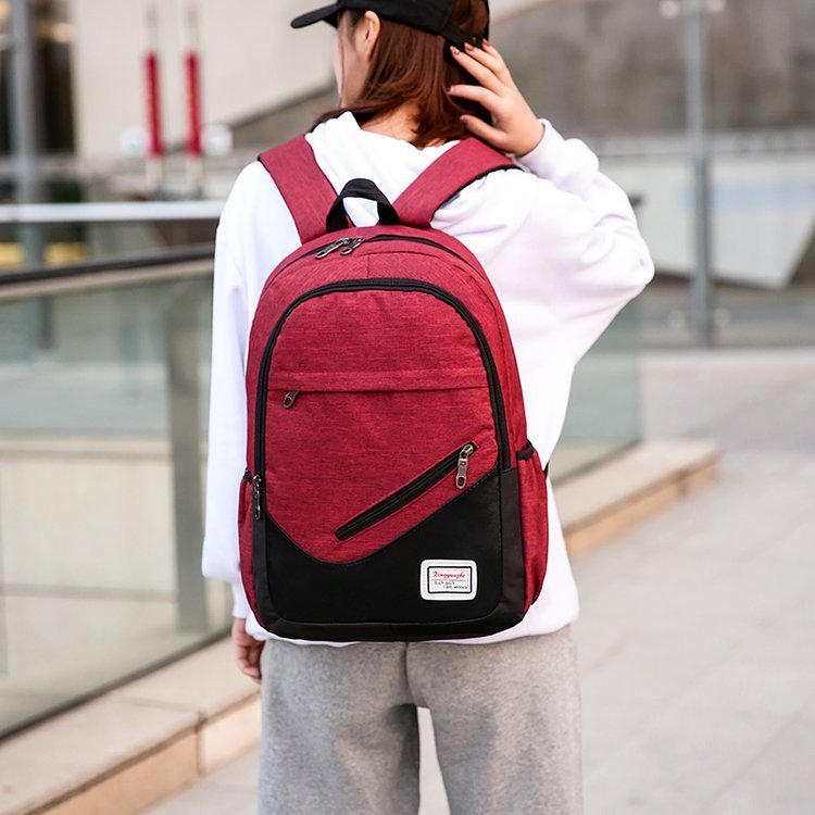 New Three-Piece Set Shoulder Messenger Bag Korean Style Large Capacity Casual Computer Bag Men and Women School Bag One Piece Dropshipping