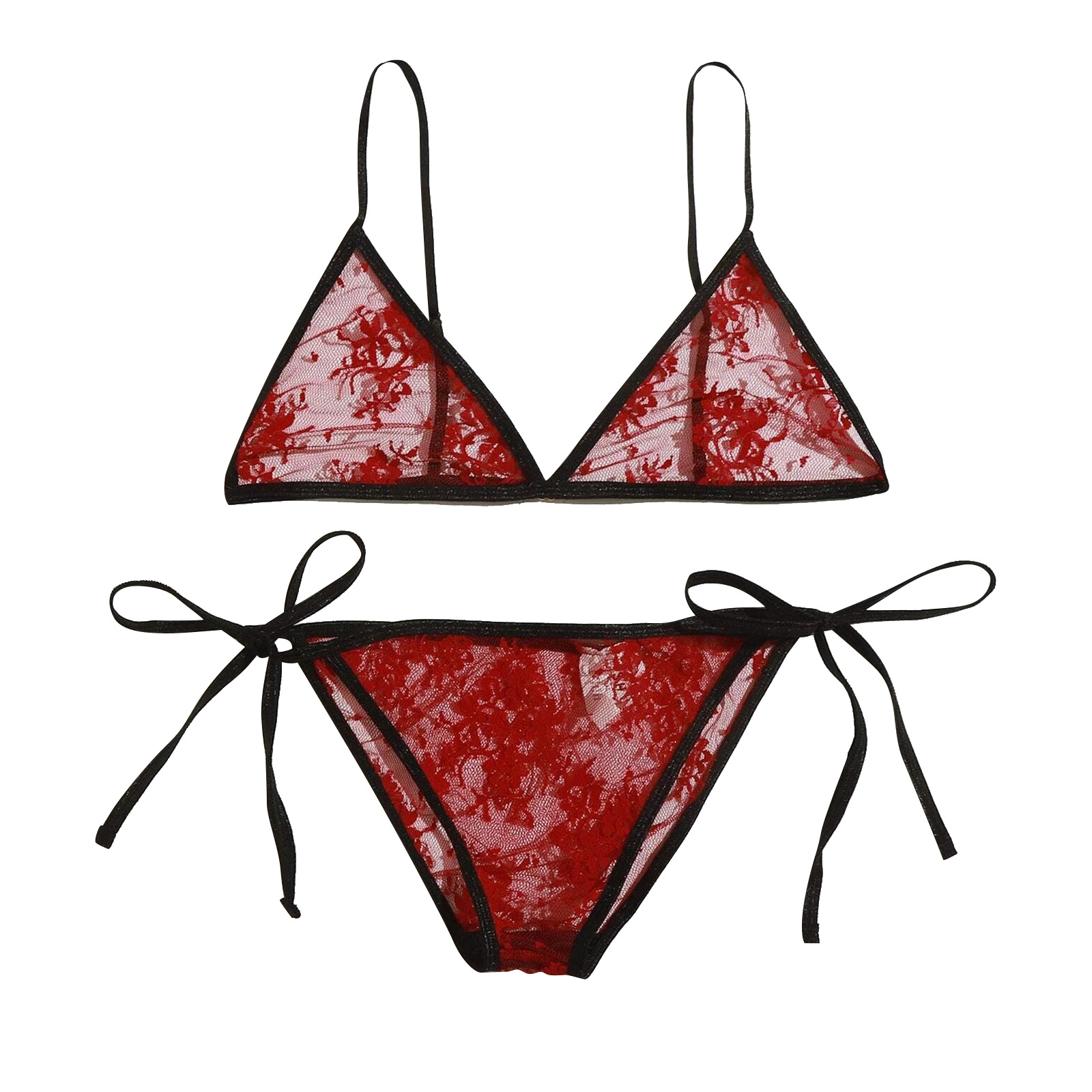 情趣内衣三点式比基尼性感蕾丝睡衣套装丁字裤诱惑睡衣情趣内衣