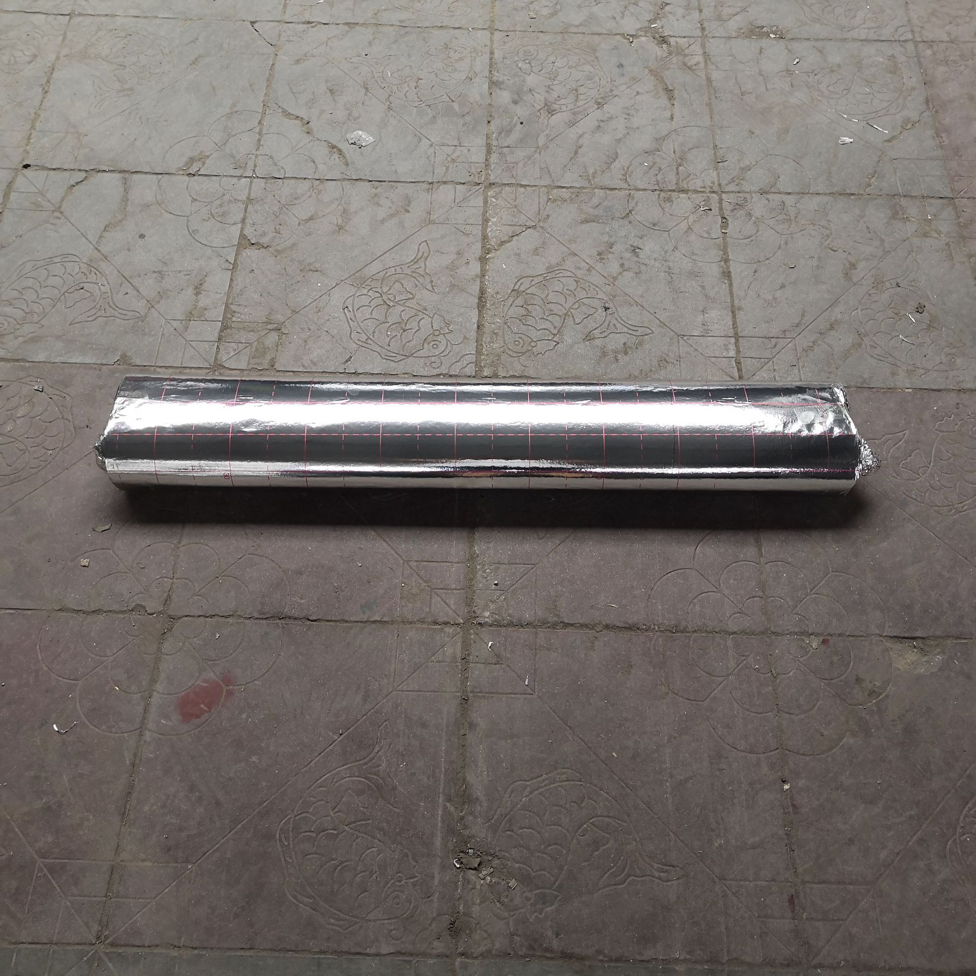 批发地暖反射膜牛皮纸反射膜 铝箔纸地暖镜面反射膜