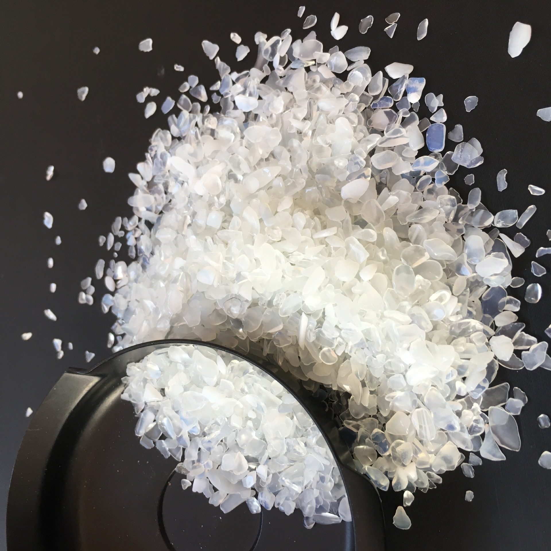 3~5mm人造蛋白石水晶碎石 小颗粒消磁 供佛七宝 鱼缸风水石