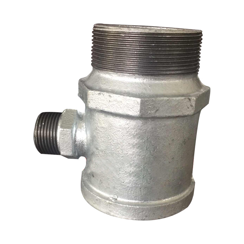 消防管件 热镀锌玛钢内外丝三通 消防水暖连接件三通玛钢管件