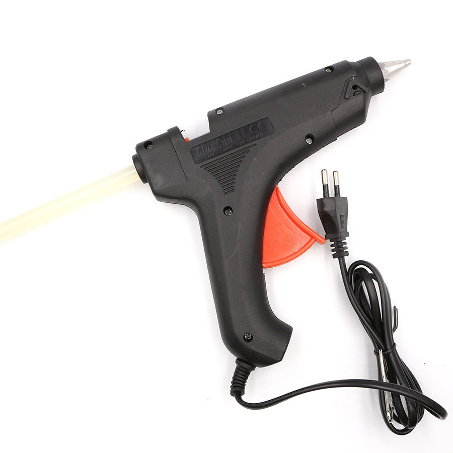 插电式胶枪60w黑色胶枪电热熔胶枪 环 保电子机械点胶枪系列批发