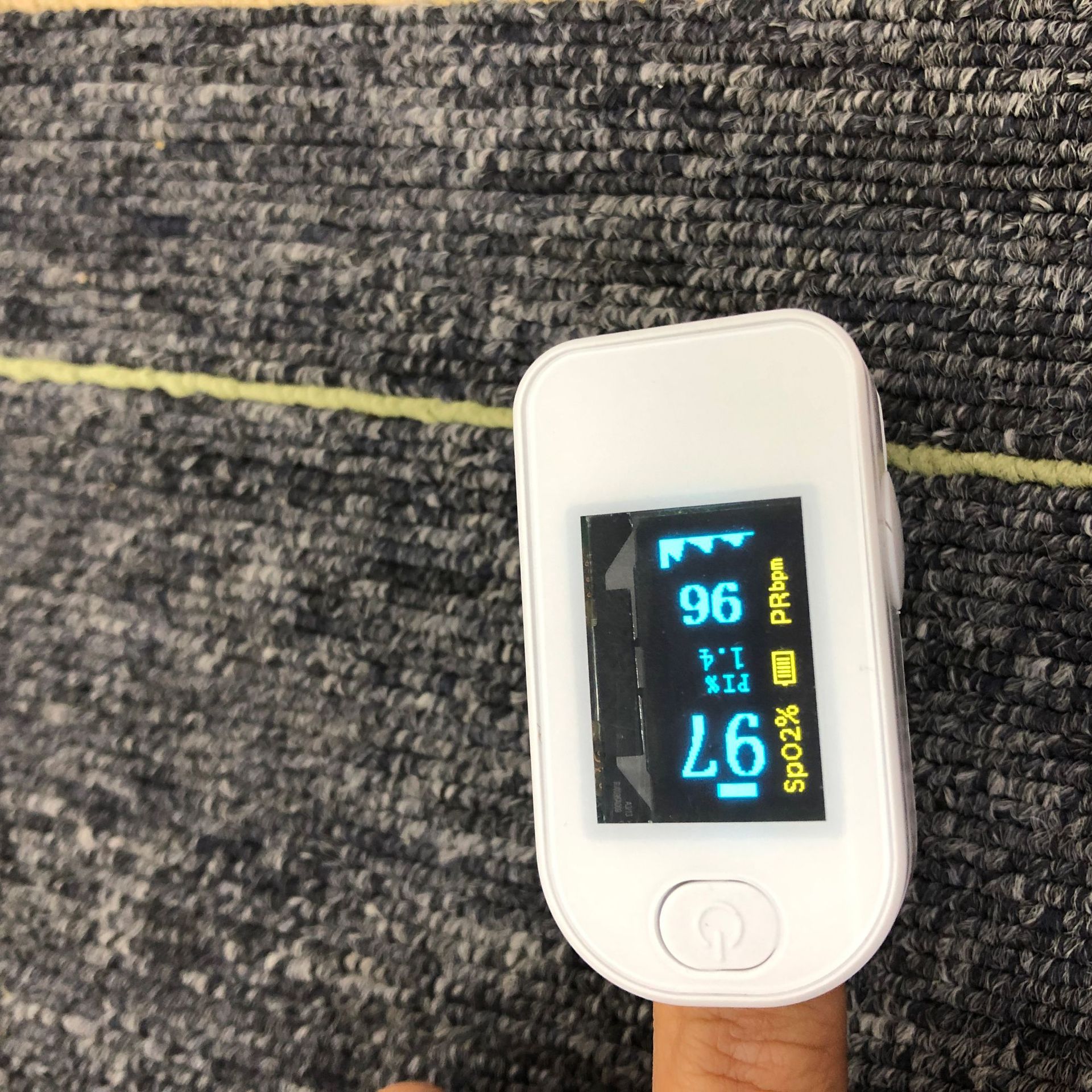 指夹式血氧饱和度检测家用手指脉搏检测仪 血氧仪传感器