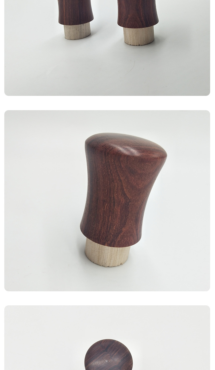 书画装裱材料红檀木画轴轴头办公室画轴木画轴 红檀木腰鼓轴头