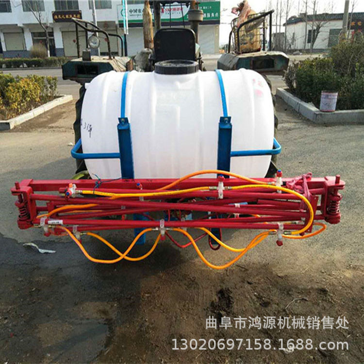 大型拖拉机后悬挂打药机 高压折叠喷雾器 后悬挂打药机