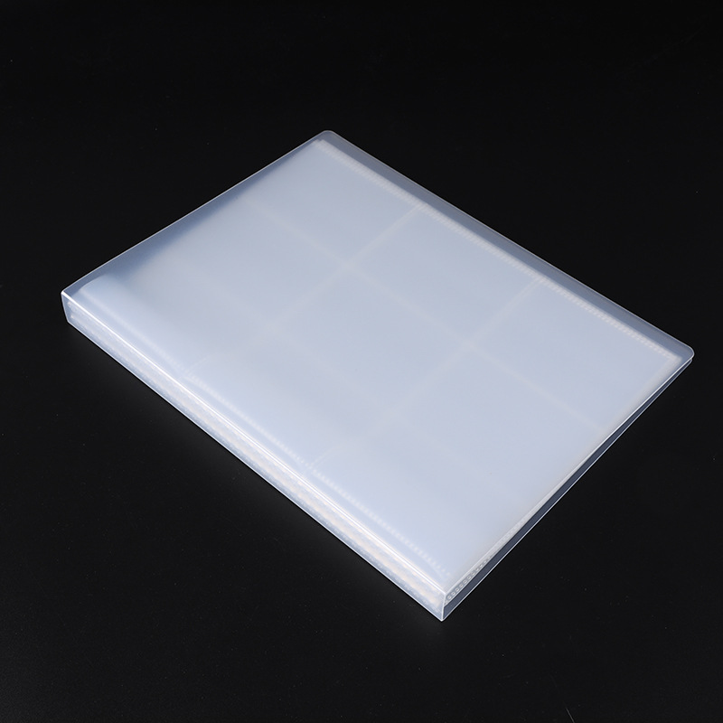 288卡3寸透明卡册225x293x25信用卡证件收纳卡册名片册定制厂家