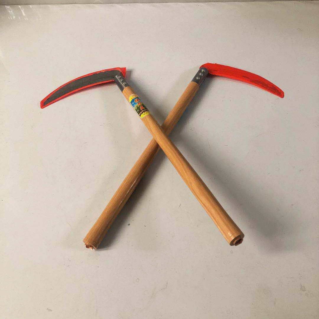 加粗木柄镰刀 木柄砍镰刀 玉米镰刀收割户外农用割草两用 跑江湖