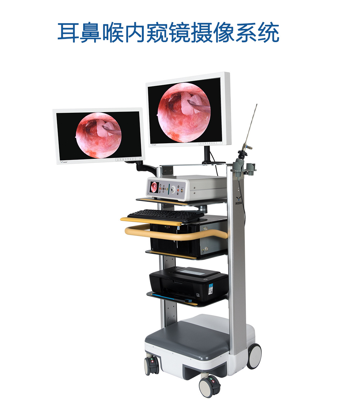 耳鼻喉内窥镜成像系统是由内窥镜摄像系统 监视器 耳鼻喉镜 台车 内窥