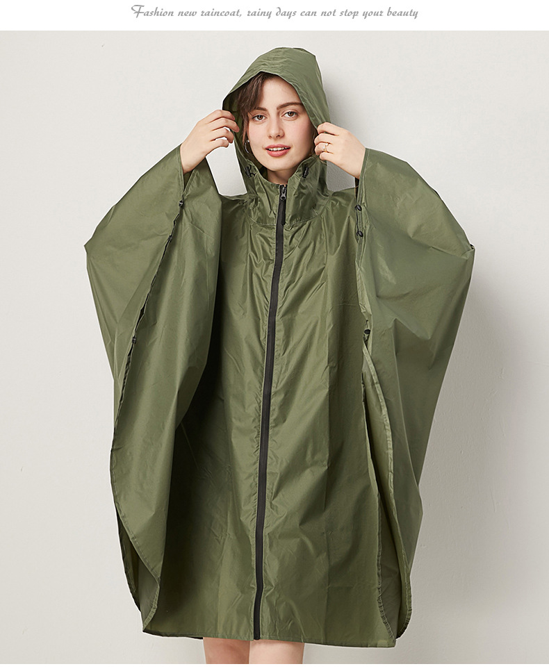 成人斗篷雨衣雨披男女轻薄透气大码骑车徒步旅行外贸爆款一件代发
