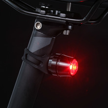 跨境自行车灯警示骑行装备铝合金骑行灯USB充电红宝石自行车尾灯