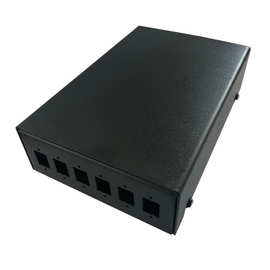 工厂直销光纤盒sc6口光纤终端盒6口光纤熔接盒接头盒接续盒加厚