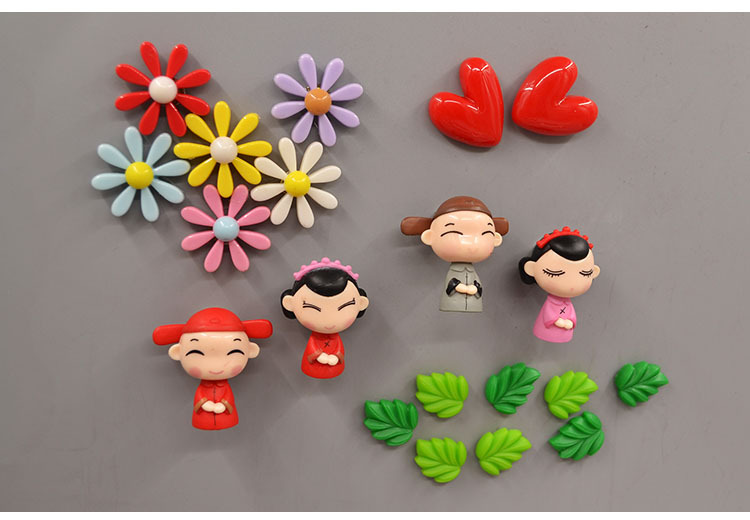 网红喜字冰箱贴结婚装饰磁铁创意个性喜庆磁贴立体情侣磁性大头贴