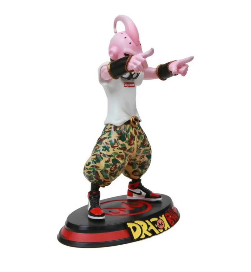 新款 潮服 七龙珠 潮牌魔人布欧 站姿人偶 盒装手办