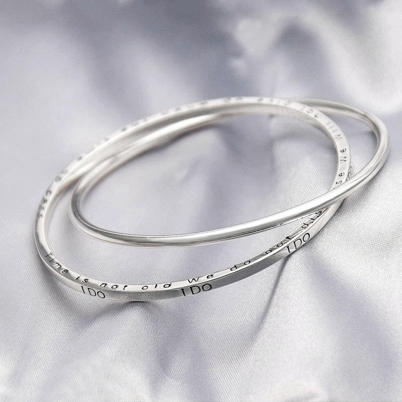 0成交119个正生银饰吊平安推拉手镯女s999纯银年轻款小众设计感转运珠